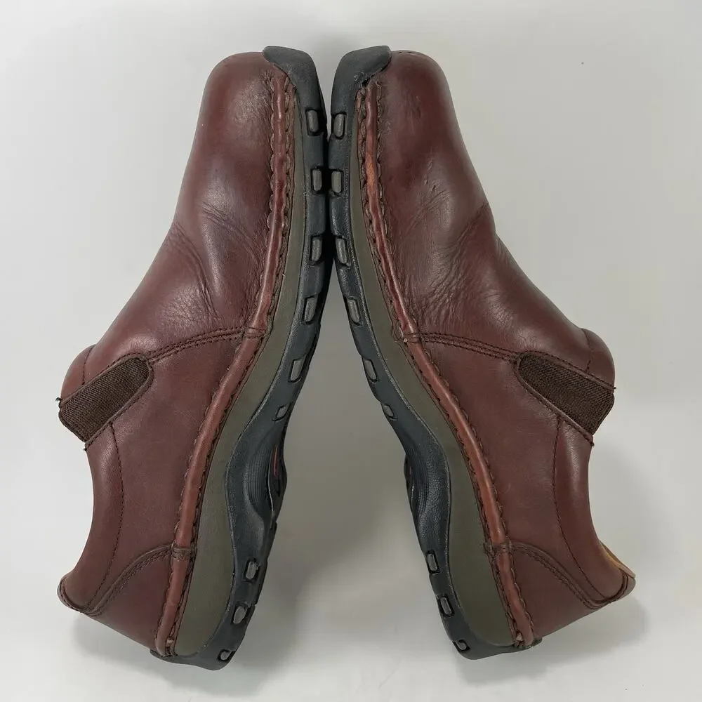 Red Wing Worx 2322 Shoes Womens Size 9.5 B Brown Leather Steel Safety Toe Work